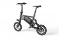Glarewheels - X5 Electric Bike Urban Fashion Foldable w/20 mile Operating Range with pedal assist & 15mph Max Speed - Black
