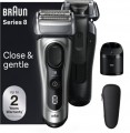 Braun Series 8 Electric Shaver, 5in1 SmartCare 8577cc, Galvano Silver - Galvano Silver